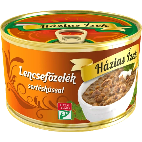 Házias Ízek Lencsefőzelék sertéshússal 400 g