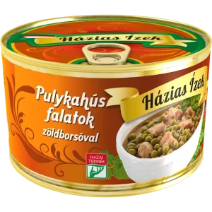 Házias Ízek Turkey Bites with Green Peas 400 g