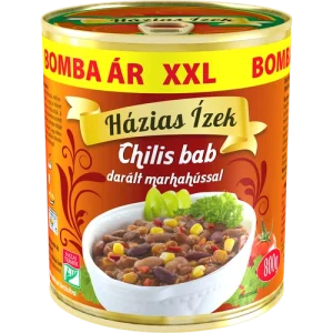 Házias Ízek Chilisbab daráltmarhahússal 800 g