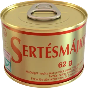 Sertésmájkrém 62 g tpz
