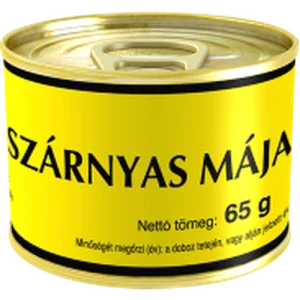 Szárnyas májaskrém 65 g tpz